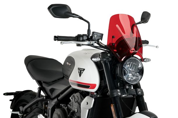 Windschild Puig New Generation Sport 320 x 285 mm mit ABE für Triumph Trident 660 Bj. 2021 - 2025