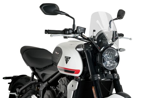 Windschild Puig New Generation Sport 320 x 285 mm mit ABE für Triumph Trident 660 Bj. 2021 - 2025