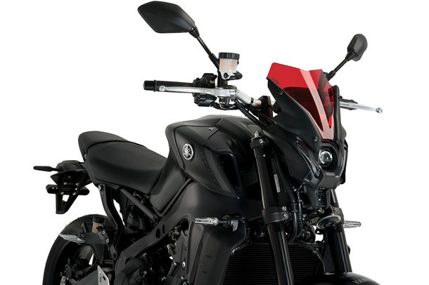 Windschild Puig New Generation Sport 325 x 260 mm mit ABE für Yamaha MT-09 SP, MT-09 Bj. 2021 - 2023