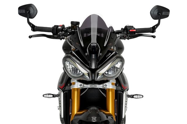 Windschild Puig New Generation Sport 305 x 275 mm mit ABE für Triumph Speed Triple 1200 RS Bj. 2021 - 2025