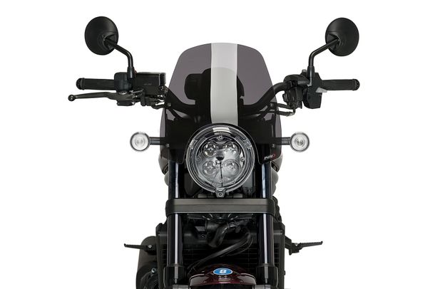 Windschild Puig New Generation Sport 325 x 320 mm mit ABE für Honda CMX 1100 Rebel DCT, CMX 1100 Rebel Bj. 2021 - 2026