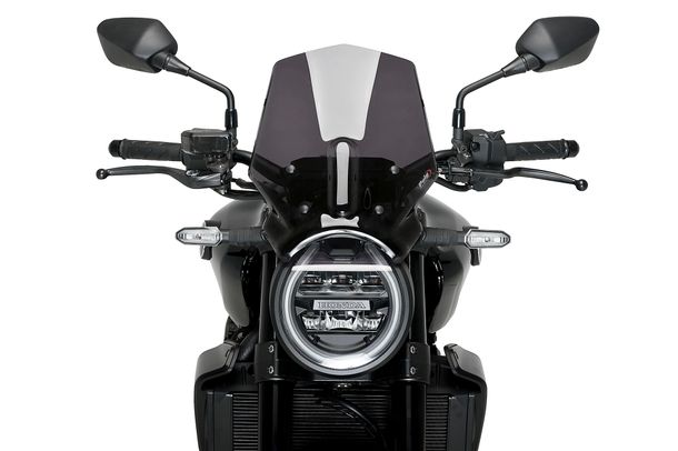 Windschild Puig New Generation Sport 348 x 290 mm mit ABE für Honda CB1000R NEO Sports Cafe, CB1000R Black Edition Bj. 2021 - 2025