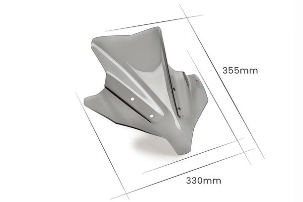 Windschild Puig New Generation Sport 355 x 330 mm mit ABE für Yamaha MT-10, MT-10 SP Bj. 2022 - 2026