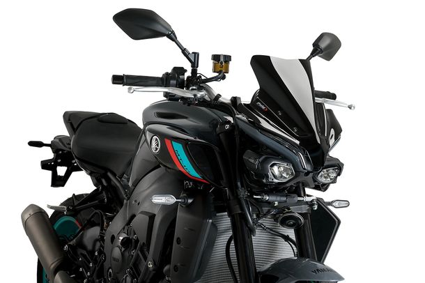 Windschild Puig New Generation Sport 355 x 330 mm mit ABE für Yamaha MT-10, MT-10 SP Bj. 2022 - 2026