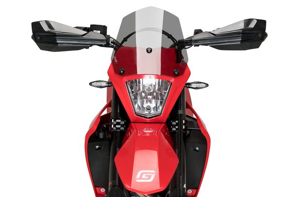 Windschild Puig New Generation Sport 295 x 280 mm mit ABE für GAS GAS SM700 Bj. 2022 - 2026