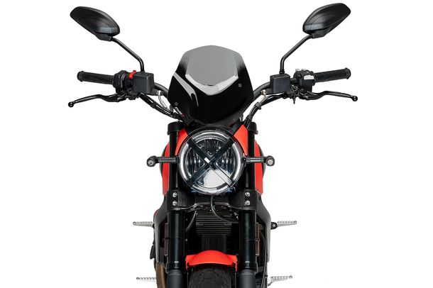 Windschild Puig New Generation Sport 235 x 251 mm mit ABE für Ducati Scrambler Icon, Scrambler Full Throttle Bj. 2023 - 2026