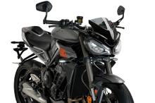 Větrolam Puig New Generation Sport s homologací ABE pro Triumph Street Triple 765 RS, Street Triple 765 R r. v. 2023 - 2025