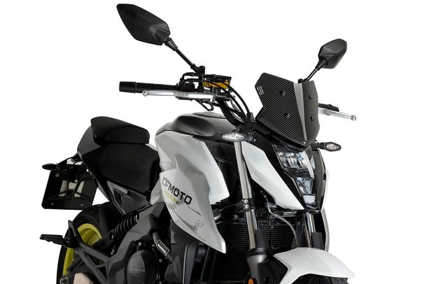 Windschild Puig New Generation Sport 230 x 235 mm mit ABE für Cfmoto 650NK Bj. 2017 - 2026