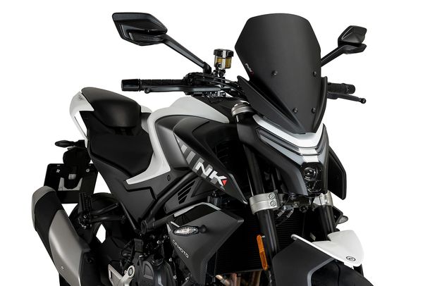 Windschild Puig New Generation Sport 355 x 310 mm mit ABE für Cfmoto 450NK Bj. 2023 - 2026