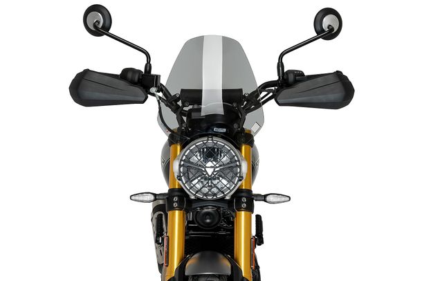 Windschild Puig New Generation Sport 340 x 315 mm mit ABE für Triumph Speed 400, Scrambler 400X, Scrambler 400 XC Bj. 2024 - 2026