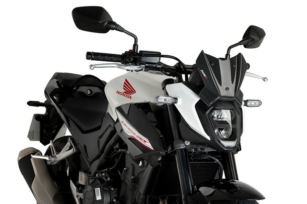 Windschild Puig New Generation Sport 205 x 220 mm mit ABE für Honda CB500 Hornet, CB500 Hornet Eclutch Bj. 2024 - 2026
