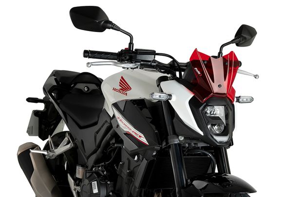 Windschild Puig New Generation Sport 205 x 220 mm mit ABE für Honda CB500 Hornet, CB500 Hornet Eclutch Bj. 2024 - 2026