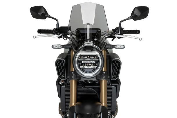 Windschild Puig New Generation Sport 348 x 290 mm mit ABE für Honda CB650R NEO Sports Cafe Eclutch, CB650R NEO Sports Cafe Bj. 2024 - 2026