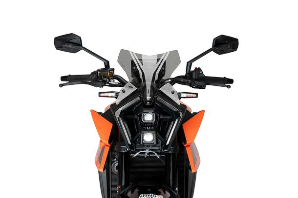 Windschild Puig New Generation Sport 285 x 285 mm mit ABE für KTM 990 Duke Bj. 2024 - 2025