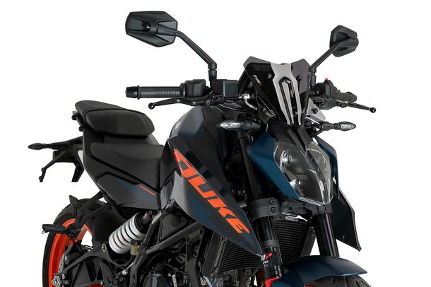 Windschild Puig New Generation Sport 210 x 233 mm mit ABE für Ktm 390 DUKE, 125 DUKE (Bj. 2024 - 2025)