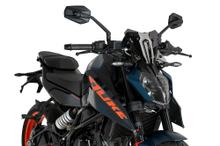 Větrový štít Puig New Generation Sport 210 x 233 mm s homologací ABE pro KTM 390 Duke, 125 Duke r. v. 2024 - 2025