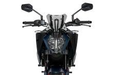 Větrový štít Puig New Generation Sport 210 x 233 mm s homologací ABE pro KTM 390 Duke, 125 Duke r. v. 2024 - 2025
