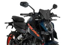 Větrový štít Puig New Generation Sport 210 x 233 mm s homologací ABE pro KTM 390 Duke, 125 Duke r. v. 2024 - 2025