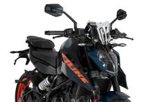 Větrový štít Puig New Generation Sport 210 x 233 mm s homologací ABE pro KTM 390 Duke, 125 Duke r. v. 2024 - 2025