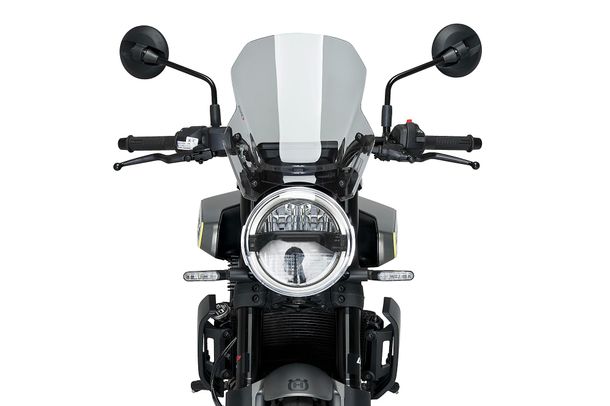 Windschild Puig New Generation Sport 355 x 315 mm mit ABE für Husqvarna Svartpilen 401, Vitpilen 401, Svartpilen 125 Bj. 2024 - 2025