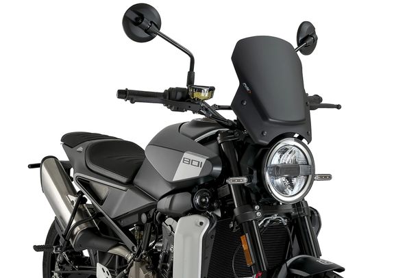 Windschild Puig New Generation Sport 355 x 315 mm mit ABE für Husqvarna Svartpilen 801 Bj. 2024 - 2025