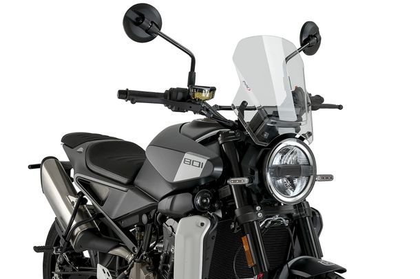 Windschild Puig New Generation Sport 355 x 315 mm mit ABE für Husqvarna Svartpilen 801 Bj. 2024 - 2025