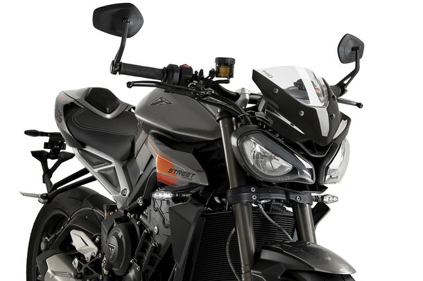 Windschild Puig New Generation Sport mit ABE für Triumph Street Triple 765 RS, Street Triple 765 R Bj. 2023 - 2025