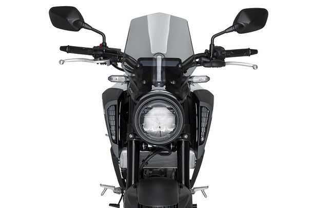 Windschild Puig New Generation Sport 348 x 290 mm mit ABE für Honda CB125R NEO Sports Cafe, CB300R NEO Sports Cafe Bj. 2024 - 2025