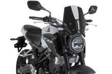 Windschild Puig New Generation Sport 348 x 290 mm mit ABE für Honda CB125R NEO Sports Cafe, CB300R NEO Sports Cafe Bj. 2024 - 2025