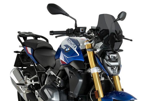Windschild Puig New Generation Sport 335 x 300 mm mit ABE für BMW R1250R Bj. 2023 - 2025