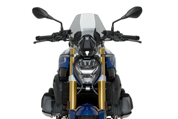 Windschild Puig New Generation Sport 335 x 300 mm mit ABE für BMW R1250R Bj. 2023 - 2025