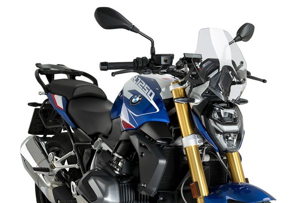 Windschild Puig New Generation Sport 335 x 300 mm mit ABE für BMW R1250R Bj. 2023 - 2025