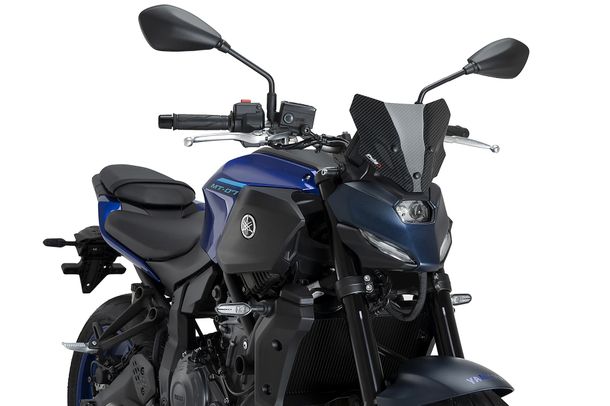 Windschild Puig New Generation Sport 198 x 240 mm mit ABE für Yamaha MT-07, MT-07 Y-AMT Bj. 2025 - 2026