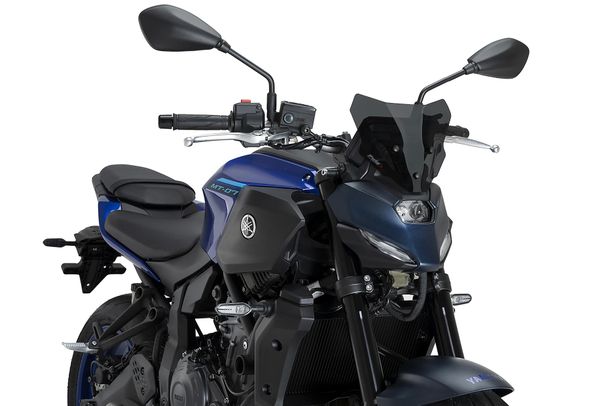 Windschild Puig New Generation Sport 198 x 240 mm mit ABE für Yamaha MT-07, MT-07 Y-AMT Bj. 2025 - 2026