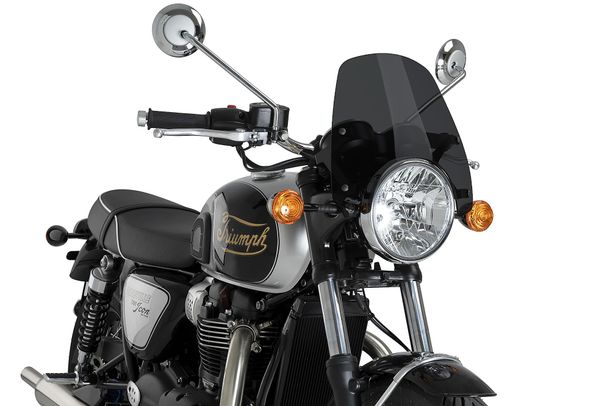 Windschild Puig New Generation Sport 320 x 325 mm mit ABE für Triumph Bonneville T100, Bonneville T120, Bonneville T120 Black Bj. 2002 - 2026