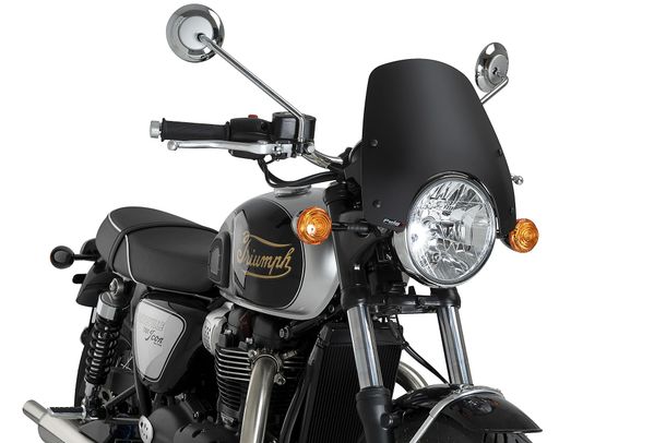 Windschild Puig New Generation Sport 320 x 325 mm mit ABE für Triumph Bonneville T100, Bonneville T120, Bonneville T120 Black Bj. 2002 - 2026