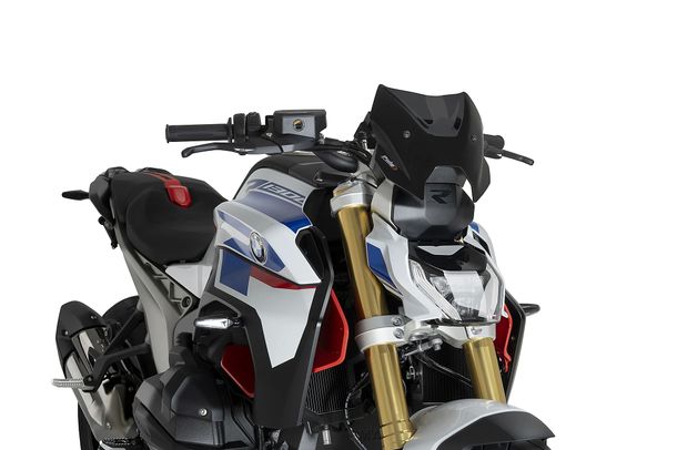 Windschild Puig New Generation Sport 245 x 225 mm mit ABE für BMW R1300R Option 719, R1300R Performance Bj. 2025 - 2026