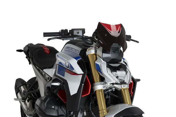 Windschild Puig New Generation Sport 245 x 225 mm mit ABE für BMW R1300R Option 719, R1300R Performance Bj. 2025 - 2026