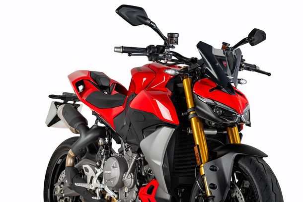 Windschild Puig New Generation Sport 230 x 265 mm mit ABE für Ducati Streetfighter V2, Streetfighter V2 S Bj. 2025 - 2026