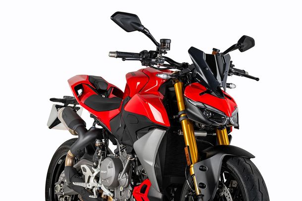 Windschild Puig New Generation Sport 230 x 265 mm mit ABE für Ducati Streetfighter V2, Streetfighter V2 S Bj. 2025 - 2026