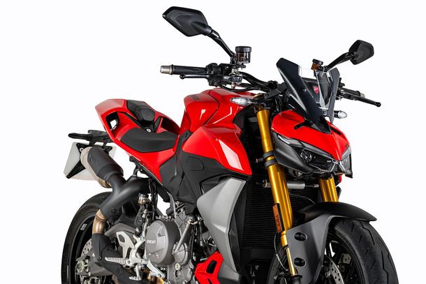 Windschild Puig New Generation Sport 230 x 265 mm mit ABE für Ducati Streetfighter V2, Streetfighter V2 S Bj. 2025 - 2026