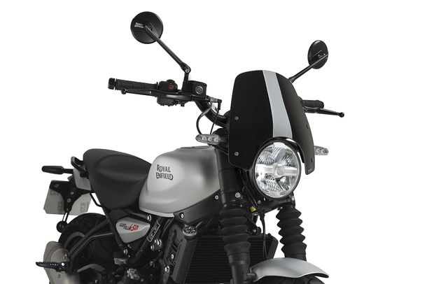 Windschild Puig New Generation Sport 320 x 325 mm mit ABE für Royal Enfield Guerrilla 450 Bj. 2024 - 2026