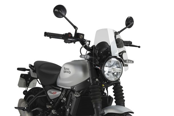 Windschild Puig New Generation Sport 320 x 325 mm mit ABE für Royal Enfield Guerrilla 450 Bj. 2024 - 2026