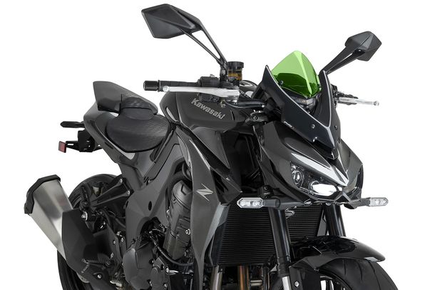 Windschild Puig New Generation Sport 345 x 260 mm mit ABE für Kawasaki Z1100 SE, Z1100 Bj. 2026