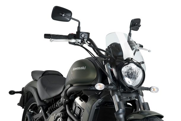 Windschild Puig New Generation Sport 310 x 330 mm mit ABE für Kawasaki Vulcan S, Vulcan S Cafe, Vulcan S Special Edition Bj. 2015 - 2025