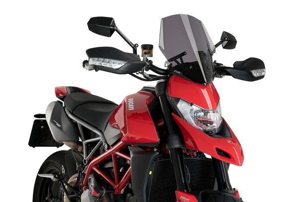 Windschild Puig New Generation Sport 360 x 288 mm mit ABE für Ducati Hypermotard 950, Hypermotard 950 SP, Hypermotard 950 RVE Bj. 2019 - 2026