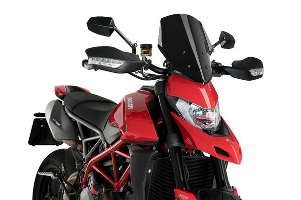 Windschild Puig New Generation Sport 360 x 288 mm mit ABE für Ducati Hypermotard 950, Hypermotard 950 SP, Hypermotard 950 RVE Bj. 2019 - 2026