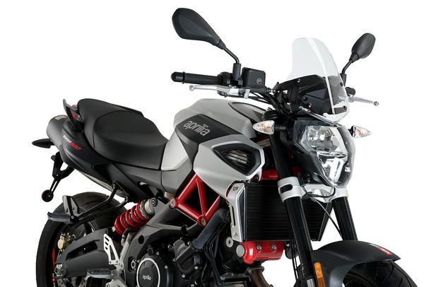 Windschild Puig New Generation Sport 305 x 273 mm mit ABE für Aprilia Shiver 900, Shiver 750 Bj. 2007 - 2020