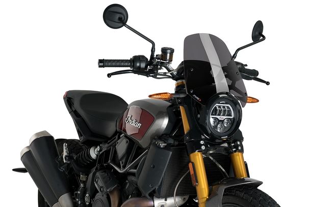 Windschild Puig New Generation Sport 335 x 313 mm mit ABE für Indian FTR 1200 Rally, FTR 1200, FTR 1200S Bj. 2019 - 2022