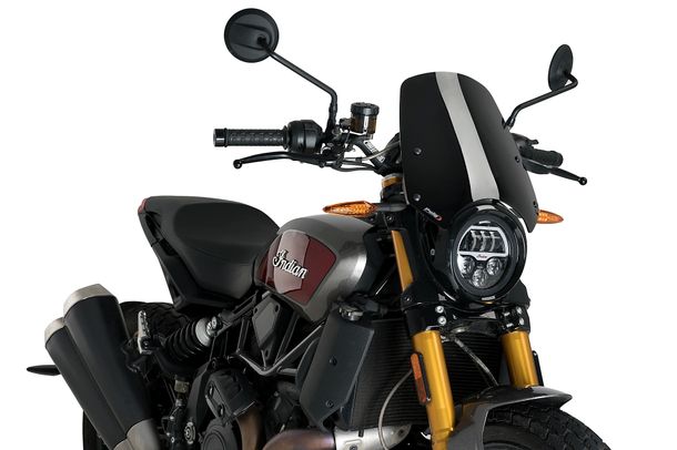 Windschild Puig New Generation Sport 335 x 313 mm mit ABE für Indian FTR 1200 Rally, FTR 1200, FTR 1200S Bj. 2019 - 2022